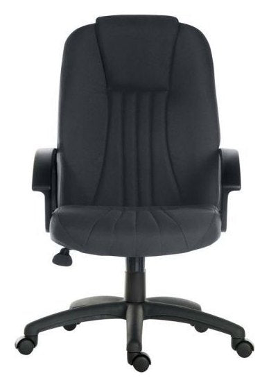 City Fabric Executive Chair in charcoal, view 2