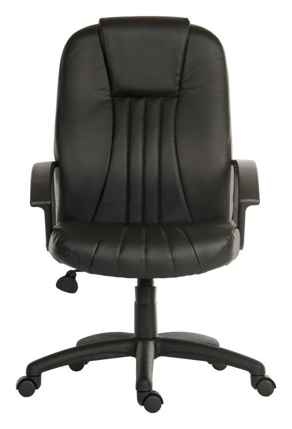 City Leather Executive Chair in black, view 2