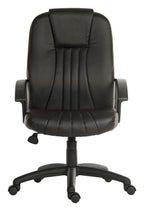 City Leather Executive Chair in black, view 2