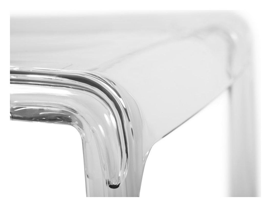 Clarity Reception Chair in clear, view 3
