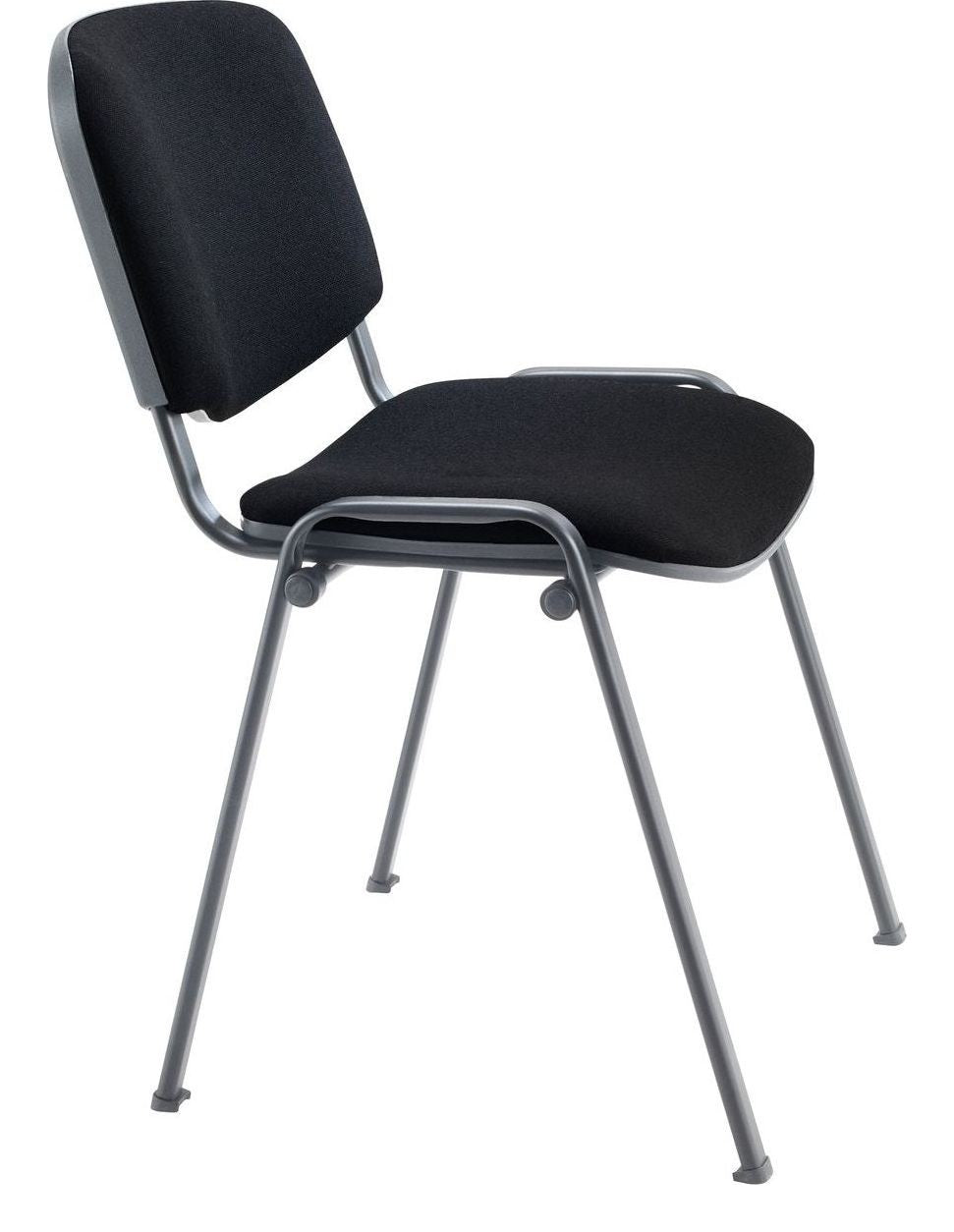 Club Chair in black from the side