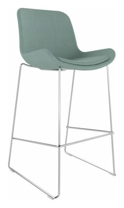 Coco Upholstered High Stool, view 2