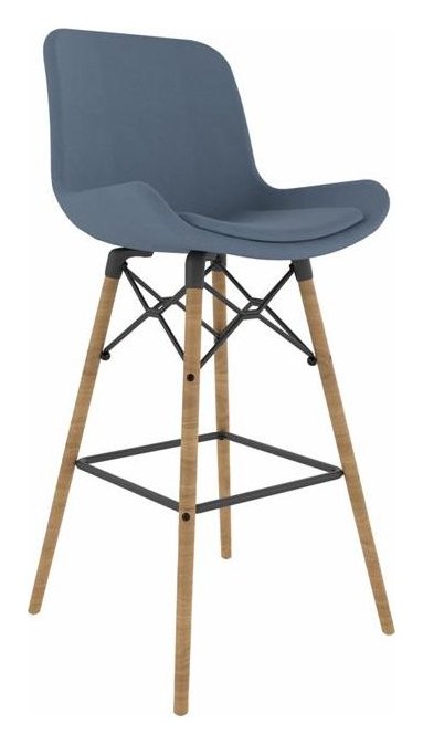 Coco Upholstered High Stool, view 3