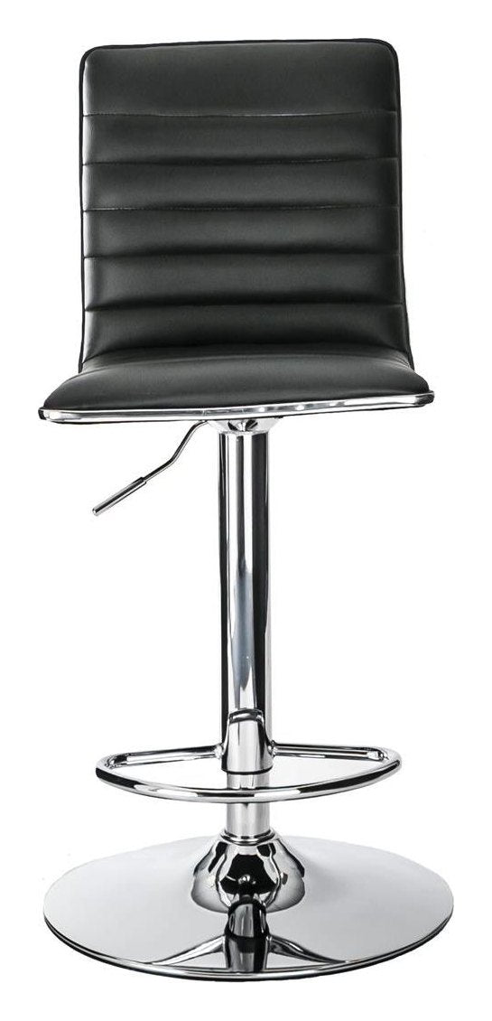 Colby High Back Faux Leather Barstool