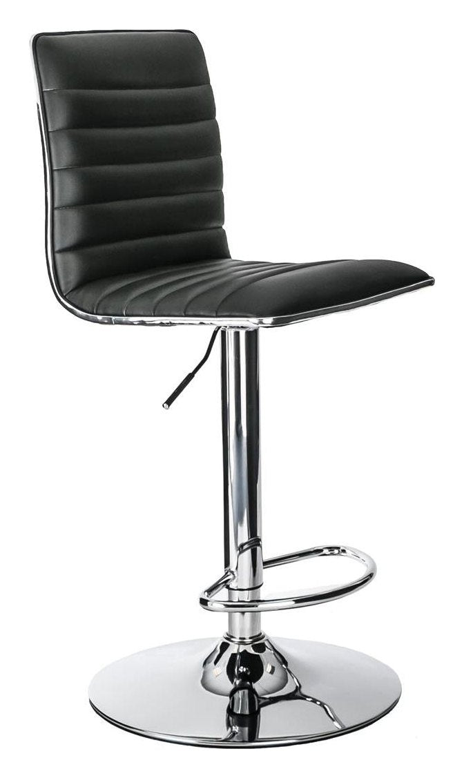 Colby High Back Faux Leather Barstool, view 4