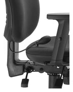 Concept Plus Ergonomic Office Chair in black another view