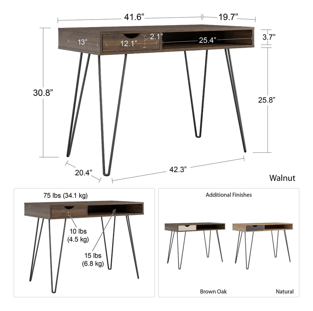Concord Desk With Storage, view 13