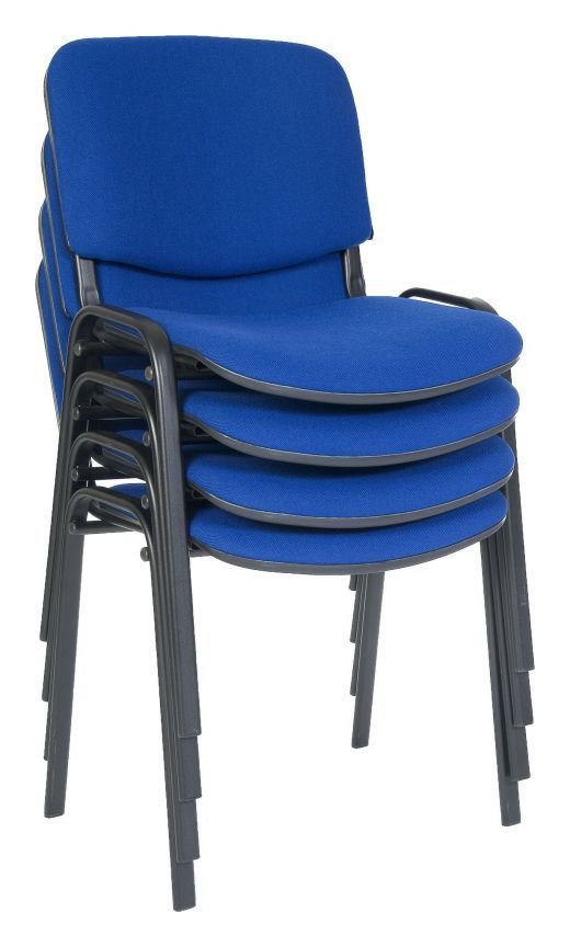 Conference Chair in blue, view 3