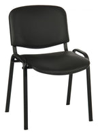 Conference Chair PU in black