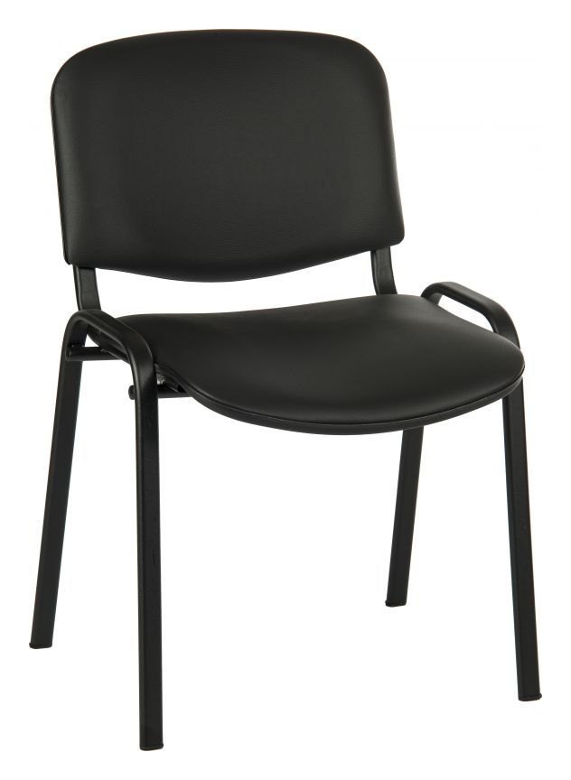 Conference Chair PU in black