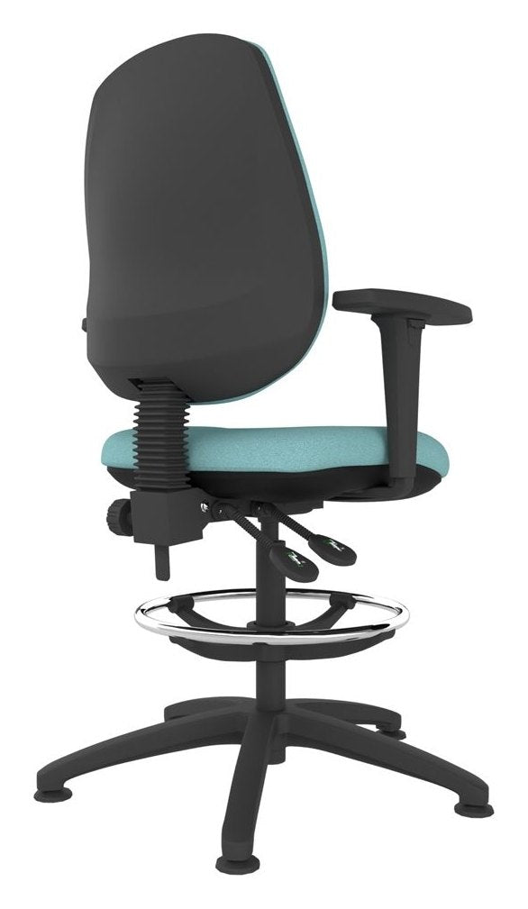 Contour High Back Draughtsman Chair, view 4