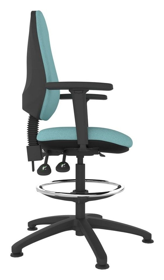 Contour High Back Draughtsman Chair, view 3