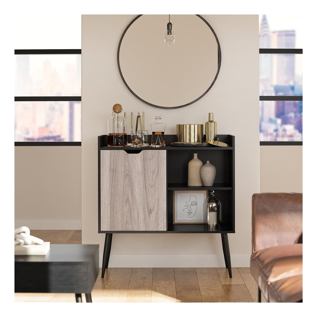 Copley Bar Cabinet, view 2