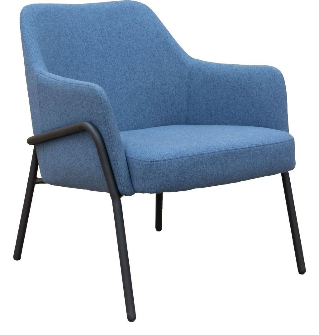 Corby Lounge Chair in light blue