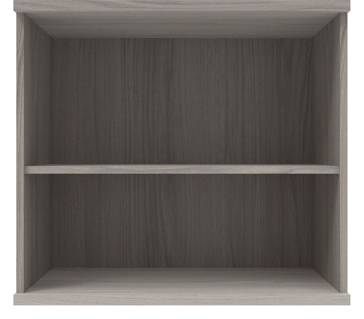 Core Bookcase in alaskan grey oak from the front