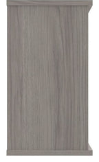 Core Bookcase in alaskan grey oak from the side