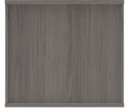 Core Bookcase in alaskan grey oak from the back