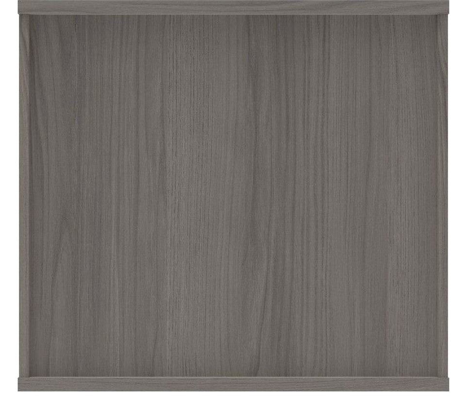 Core Bookcase in alaskan grey oak from the back