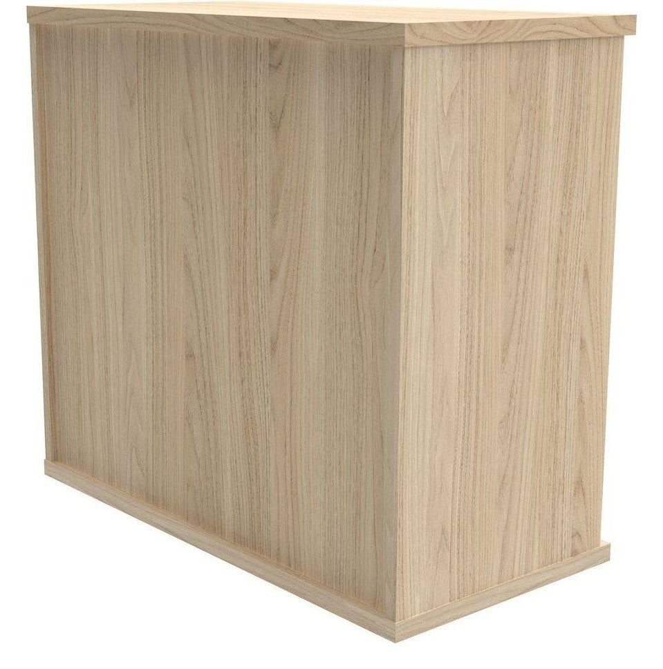 Core Bookcase in canadian oak from the back at an angle