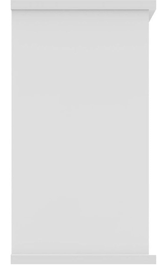 Core Bookcase in arctic white from the side