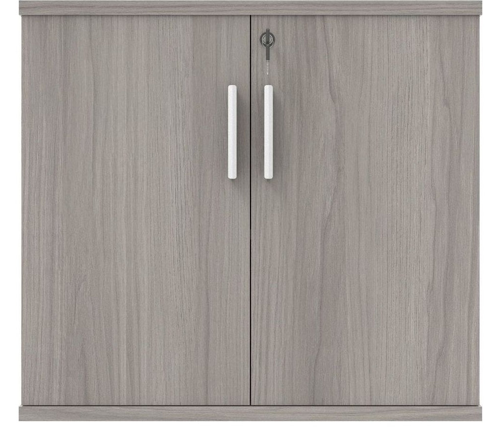 Core Cupboard in alaskan grey oak from the front