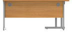 Core Double Upright Corner Desk from the back