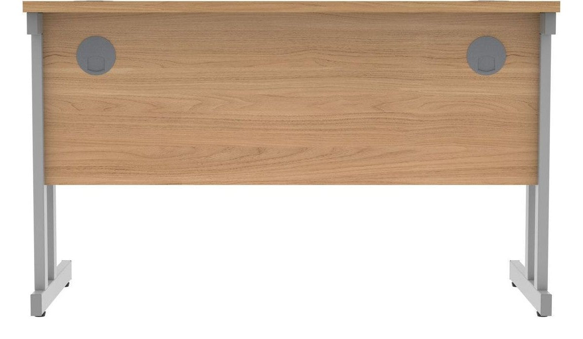 Core Double Upright Desk from the back