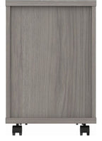 Core Mobile Pedestal in alaskan grey oak from the back