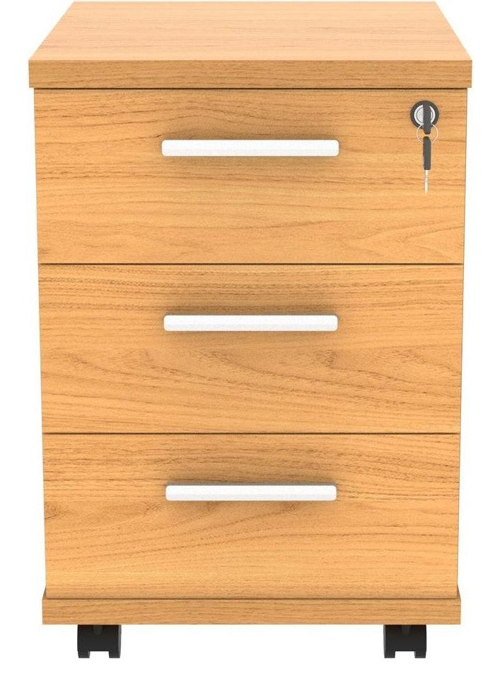 Core Mobile Pedestal in norwegian beech from the front