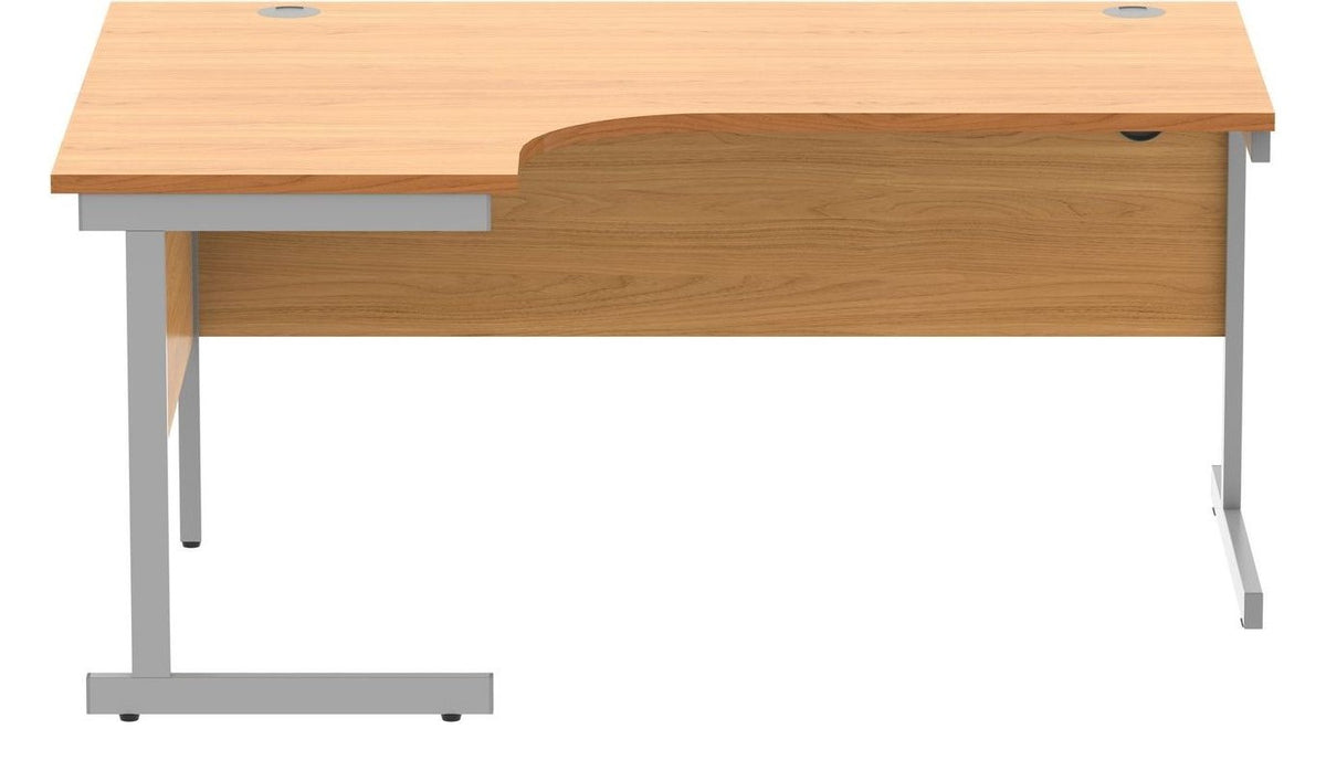 Core Single Upright Corner Desk from the front