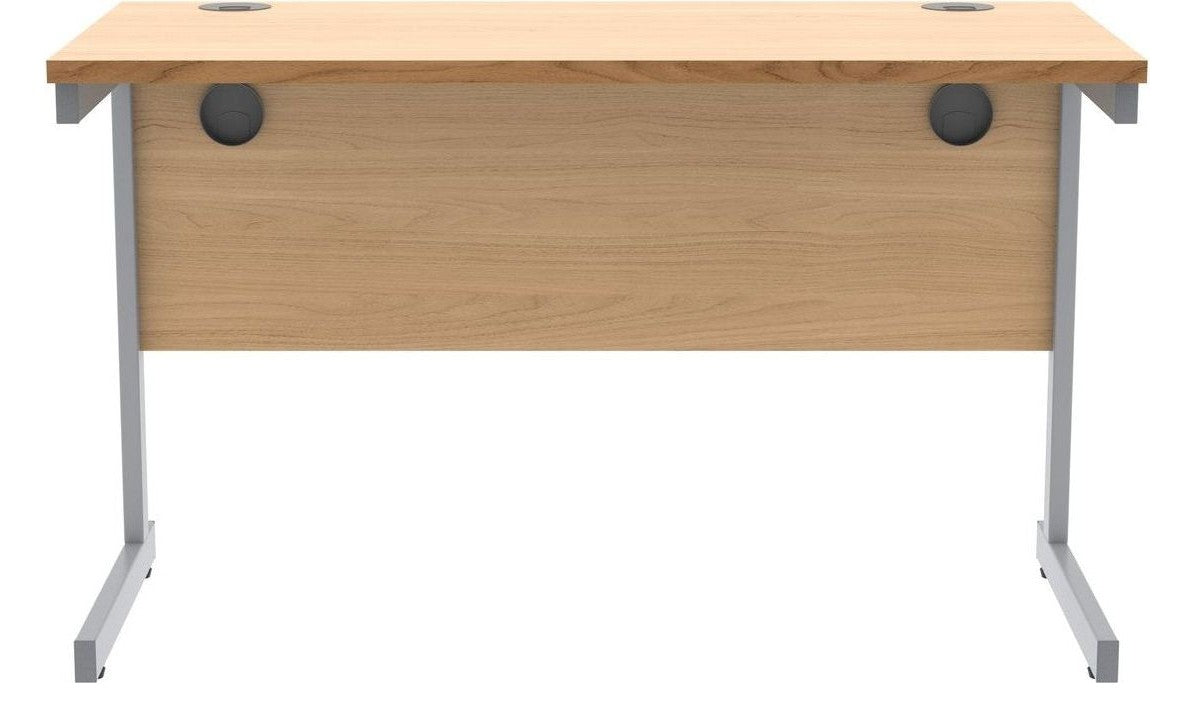 Core Single Upright Desk from the front