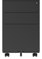 Core Steel Mobile Pedestal in black from the front