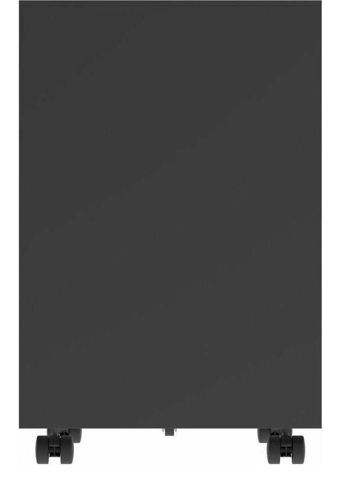 Core Steel Mobile Pedestal in black from the back