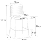 Corey Counter Stool Linen, view 9
