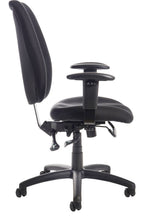 Cornwall 24 Hour Task Chair in black from the side