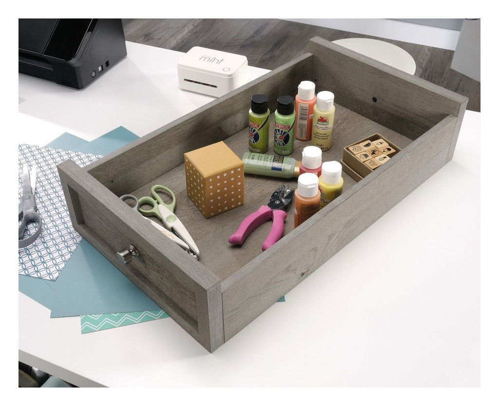 Craft Work Table and Island in mystic oak, view 8