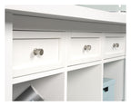 Craft Work Table and Island in white, view 5