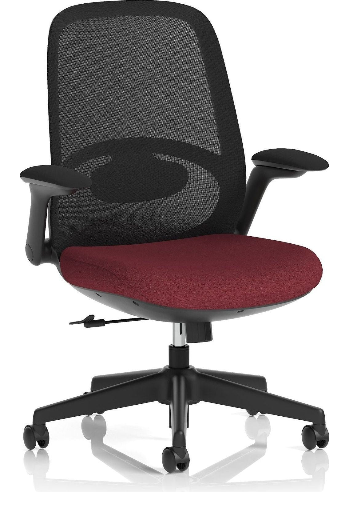 Crew 2 Bespoke Task Operator Mesh Back Chair, chilli