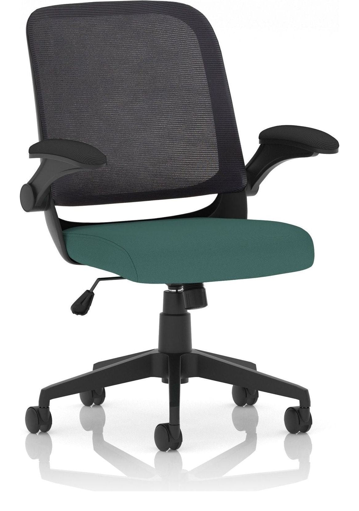 Crew Bespoke Task Operator Mesh Chair with Folding Arms, quest kelp
