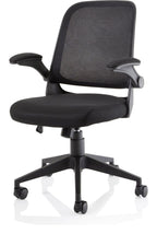 Crew Task Operator Mesh Chair with Folding Arms, , another view 2