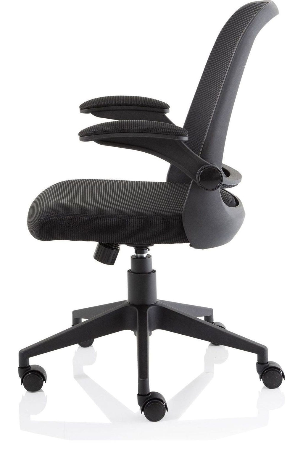 Crew Task Operator Mesh Chair with Folding Arms, , another view 3