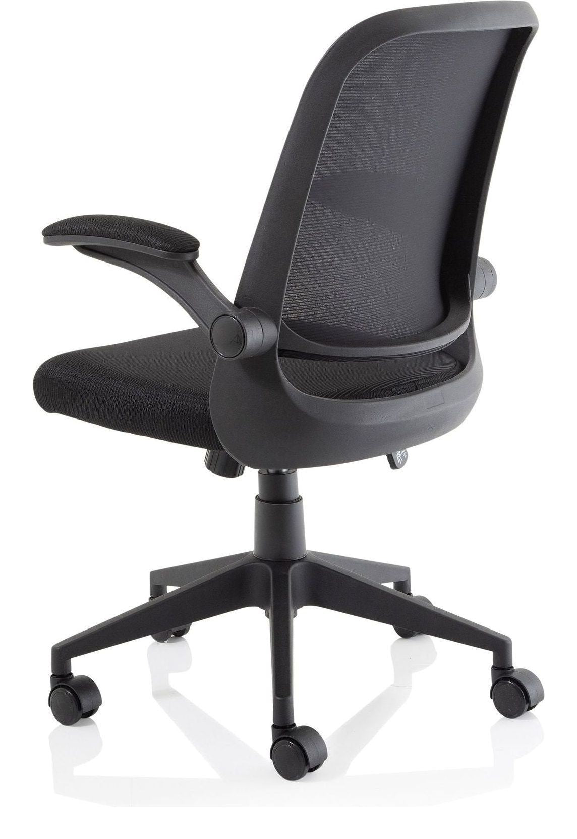 Crew Task Operator Mesh Chair with Folding Arms, , another view 4