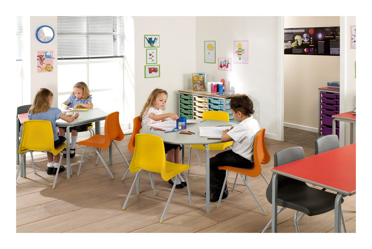 Crushed Bent Classroom Table Stock Pack, view 2