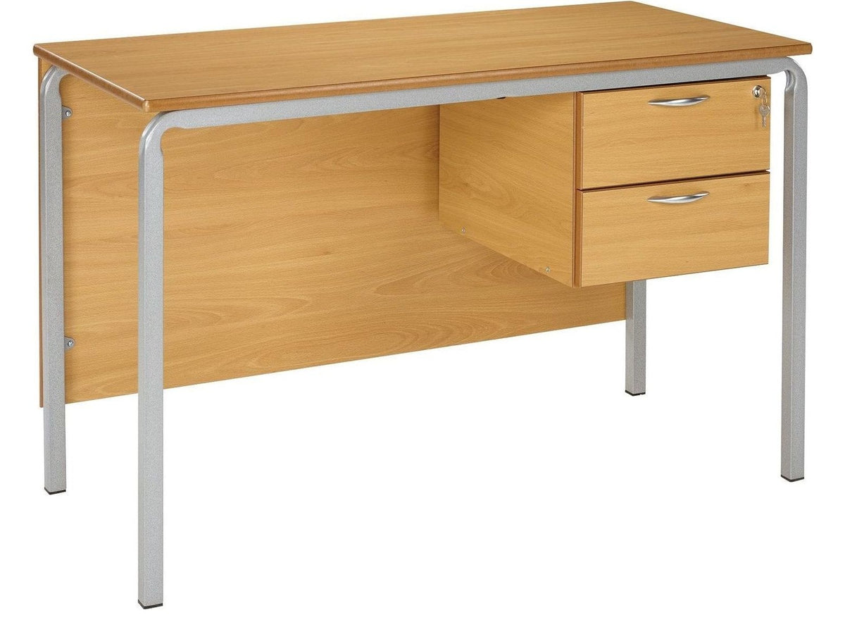 Crushed Bent Teachers Desk