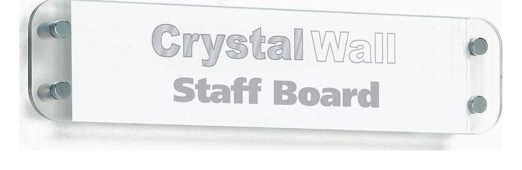 Crystal Wall Nameplate