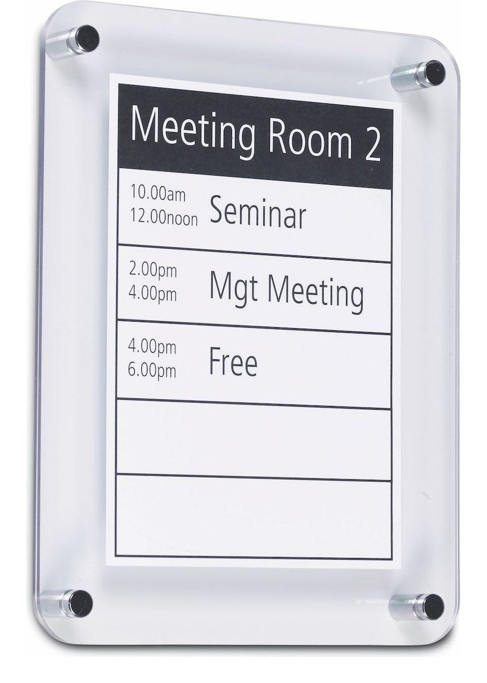 Crystal Wall Notice Frame, 210 x 272 mm
