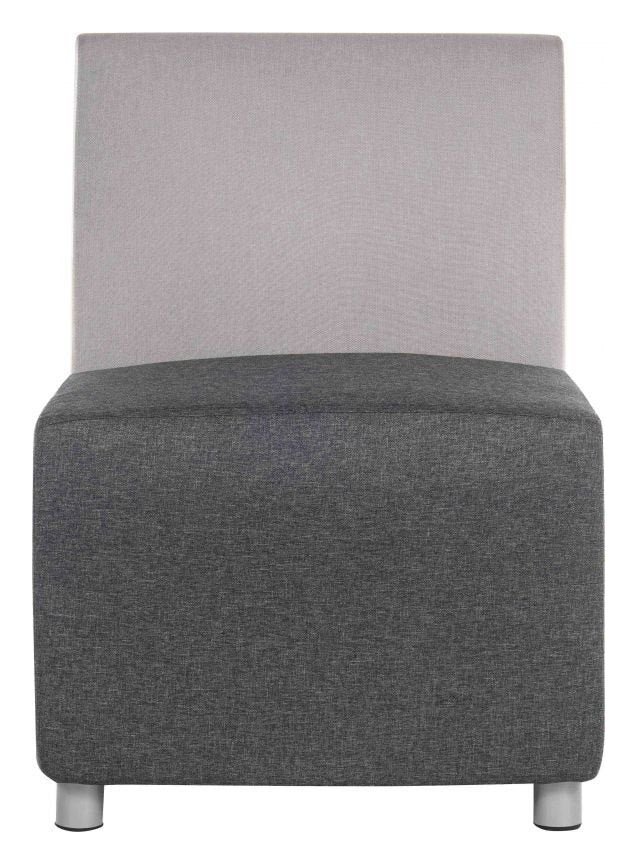 Cube Modular Reception Chair in grey
