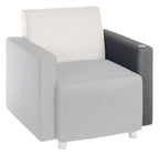 Cube USB Armrest, Left in dark grey