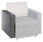 Cube USB Armrest, Right in dark grey