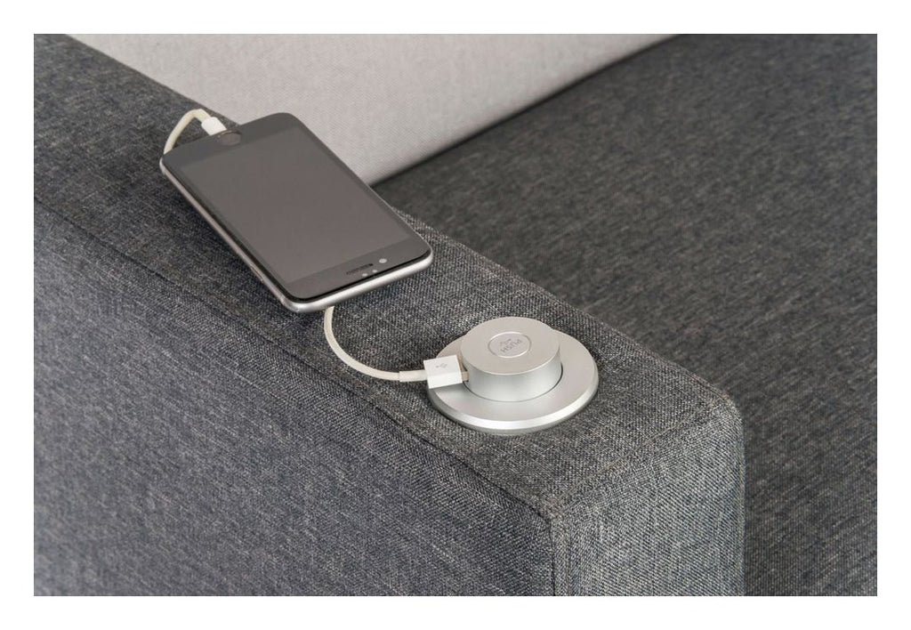 Cube USB Armrest, Right in dark grey, view 2